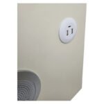 Mesa Mesita De Luz Smart Parlante Luz Led Carga Inalámbrica Mate Beige - Imagen 4