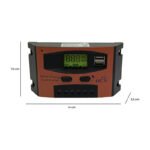 Regulador Controlador Panel Solar Carga Solar 20 Amperes - Imagen 6