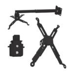 Soporte Universal Para Proyector Pared Y Techo Metal Robusto Negro - Imagen 2