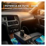 Inversor Convertidor De Corriente 12v A 220v Hasta 300w - Imagen 6