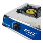 Anafe Triple Gas 3 Hornallas Encendido Eléctrico Aygaz Plateado - Imagen 2