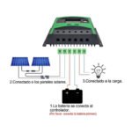Regulador Controlador Panel Solar 50 Amperes 12v 24v - Imagen 6