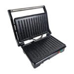 Sandwichera Grill Boma Placas Antiadherente 1000w 180 Grados Gris Oscuro
