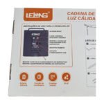 Guirnalda Solar 16 Focos Led Cálida Y Rgb 15m Control Remoto Negro - Imagen 7
