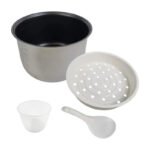 Olla Arrocera Vaporera Eléctrica 5 Litros 900w Starlux Blanco 50 / 60 Hz - Imagen 7