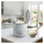 Olla Arrocera Vaporera Eléctrica 5 Litros 900w Starlux Blanco 50 / 60 Hz - Imagen 9