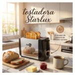 Tostadora Doble Potencia 650w 5 Niveles De Tostado Starlux Plateado - Imagen 6