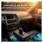 Inversor Convertidor De Corriente 12v A 220v Hasta 300w - Imagen 6