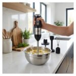 Mixer 4 En 1 Con Batidor Vaso Picadora 340w Starlux Gris - Imagen 10