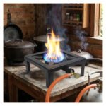 Anafe Cocinilla Quemador Gas 1 Hornalla Camping Hierro Negro - Imagen 9