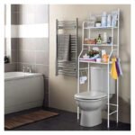 Estante Organizador Lavarropas Baño Metálico Rack 3 Niveles Blanco - Imagen 9