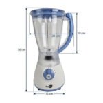 Licuadora Moledora Con Moledor 600w 1,5 Litros Starlux Celeste - Imagen 5