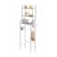 Estante Organizador Lavarropas Baño Metálico Rack 3 Niveles Blanco