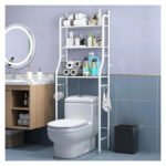 Estante Organizador Lavarropas Baño Metálico Rack 3 Niveles Blanco - Imagen 8