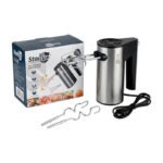 Batidora Manual Starlux 5 Velocidades Con Paletas Amasadoras Plateado 50/60hz
