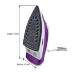 Plancha A Vapor Para Ropa Antiadherente 1080w Boma Violeta - Imagen 15