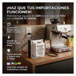 Transformador 220v A 110v Hasta 1000w Reversible Dacro Blanco - Imagen 11