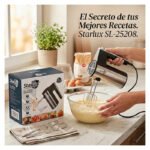 Batidora Manual Starlux 5 Velocidades Con Paletas Amasadoras Plateado 50/60hz - Imagen 14