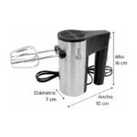 Batidora Manual Starlux 5 Velocidades Con Paletas Amasadoras Plateado 50/60hz - Imagen 13