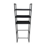 Estante Organizador Lavarropas Baño Plástico Rack 3 Niveles Negro