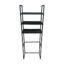 Estante Organizador Lavarropas Baño Plástico Rack 3 Niveles Negro