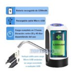 Accua Dispensador De Agua Bidon Bomba De Agua Eléctrica Automática Color Blanco - Imagen 3