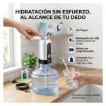 Dispensador De Agua Bidón Bomba De Agua Eléctrica Automática Blanco - Imagen 8