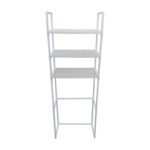 Estante Organizador Lavarropas Baño Plástico Rack 3 Niveles Blanco