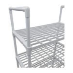 Estante Organizador Lavarropas Baño Plástico Rack 3 Niveles Blanco - Imagen 2