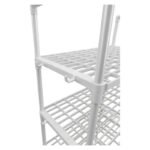 Estante Organizador Lavarropas Baño Plástico Rack 3 Niveles Blanco - Imagen 3
