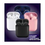 Fones De Ouvido Sem Fio Genérica I12 Bluetooth Preto Com Cancelamento Ruído Negro - Imagen 3