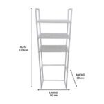 Estante Organizador Lavarropas Baño Plástico Rack 3 Niveles Negro - Imagen 8