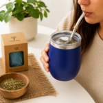 Mate De Acero Inoxidable 350ml Térmico Con Tapa Antiderrame - Imagen 7
