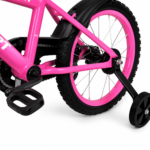 Bicicleta Infantil Rodado 16 Con Canasto Y Rueditas De Apoyo Rosa - Imagen 3