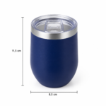 Mate De Acero Inoxidable 350ml Térmico Con Tapa Antiderrame - Imagen 4