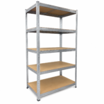 Estantería Metálica 5 Niveles 180 x 90 x 40 Cm Organizador Reforzado Multiuso