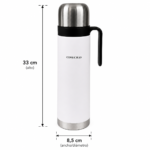 Termo Acero Inoxidable Con Asa Y Pico Cebador Para Mate 1 Litro - Imagen 6
