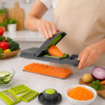 Mandolina Cortador Rallador De Verduras Multifunción 16 Piezas - Imagen 9