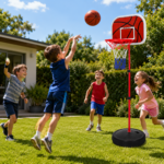 Aro De Básquet Basketball Infantil Con Pie Regulable Altura Ajustable 175 Cm - Imagen 6