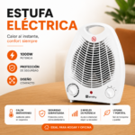 Caloventilador Calefactor Warmthy 2000W 2 Potencias Con Termostato - Imagen 5
