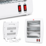 Calefactor Estufa Eléctrica Bajo Consumo 800W Cuarzo Portátil - Imagen 3