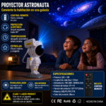 Proyector Galaxia Estrellas Astronauta Led Con Control Remoto Y Base Lunar - Imagen 11