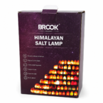 Lámpara De Sal Del Himalaya Natural Casi 3 Kg Con Base De Madera Luz Cálida Decorativa - Imagen 4