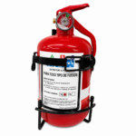 Extintor Polvo ABC Todo Tipo De Fuego 1 Kg Certificado UNIT Con Soporte Para Auto Camioneta