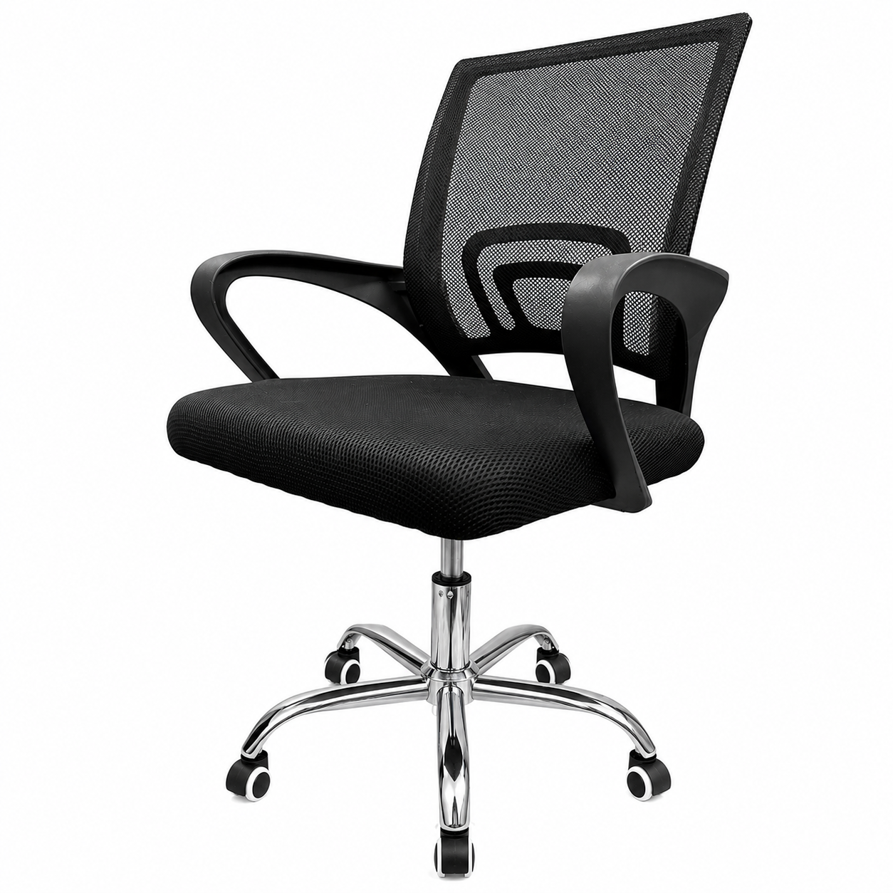 ChatGPT Image 21 jul 2026, 12_51_10 Silla De Oficina Ergonómica Con Apoyabrazos Respaldo Mesh Y Ruedas - Imagen 1