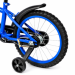 Bicicleta Infantil Rodado 16 Con Canasto Y Rueditas De Apoyo Azul - Imagen 4