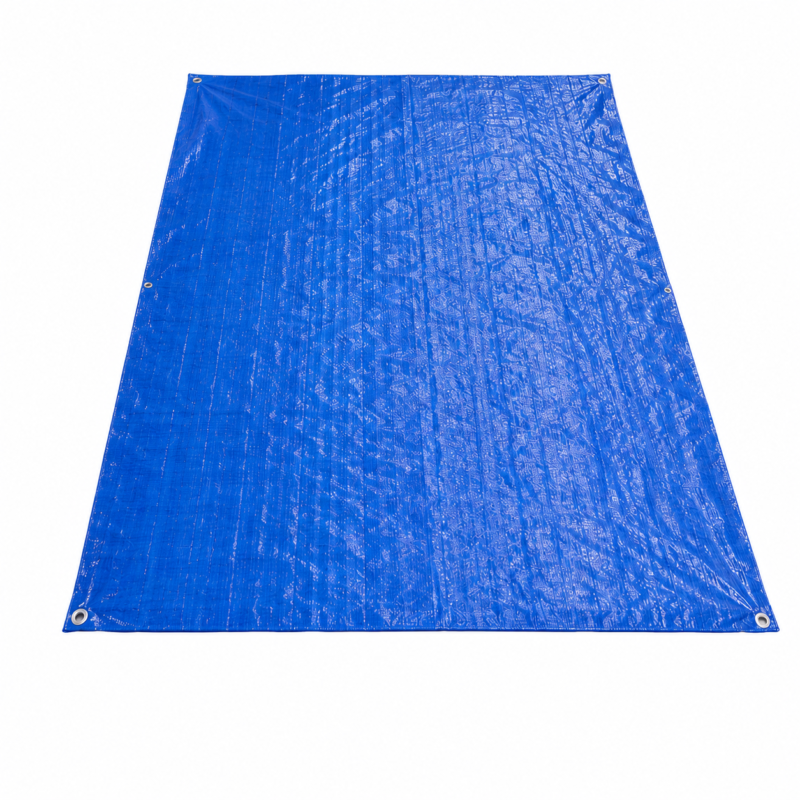 Lona Impermeable 4x6 Metros Reforzada Azul Con Ojales Multiuso