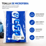 Toalla Microfibra Gedo Deportiva Gym Fitness Playa Secado Rápido - Imagen 4