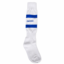 Medias De Fútbol Largas Blancas Con Rayas Azules GEDO Unisex