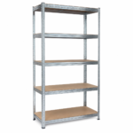 Estantería Metálica 5 Niveles 180 x 90 x 40 Cm Organizador Reforzado Multiuso - Imagen 2